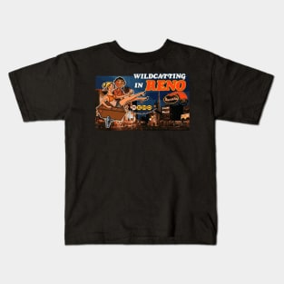 WILD CATTING IN RENO Kids T-Shirt